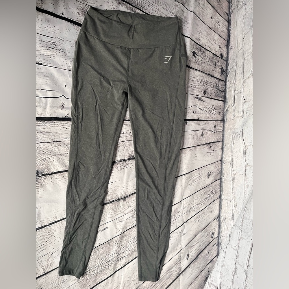 Grey Gymshark Leggings with Pockets Size Small